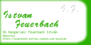 istvan feuerbach business card